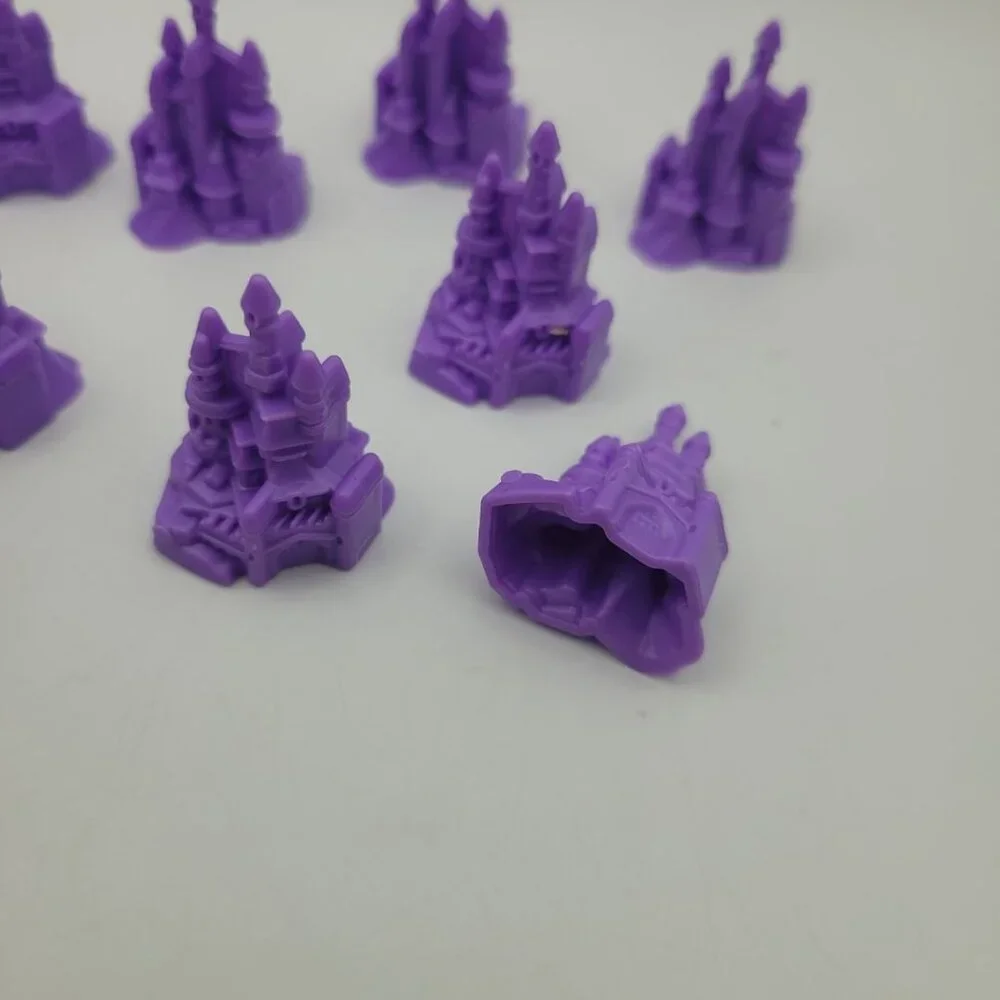 Disney Castle Monopoly Junior Princess Cupcake Topper Replacement‎ Pieces Tokens